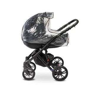 Regenhoes voor newborn mandje met venster Caretero