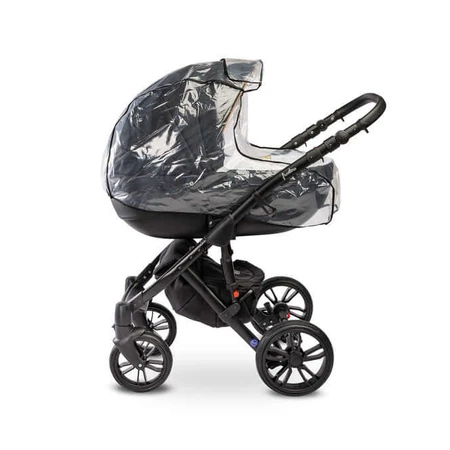 Regenhoes voor newborn mandje met venster Caretero