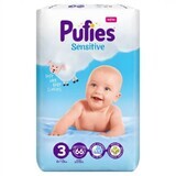 Sensitive Luiers Nr. 3, 6-10 kg, 66 stuks, Pufies