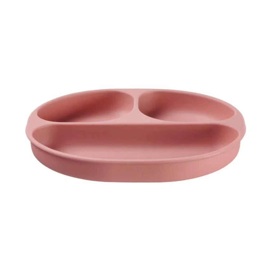 Placă de silicon cu vid 4+ luni roz Vital Baby