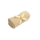 Blanket 100% Cotton Moli Beige Sensillo