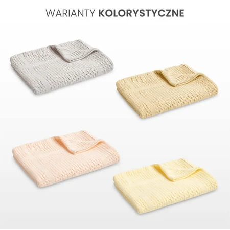 Blanket 100% Cotton Moli Beige Sensillo