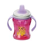 Gemakkelijke drinkbeker met afneembare handgrepen 260 ml. Paars Vitaal Baby