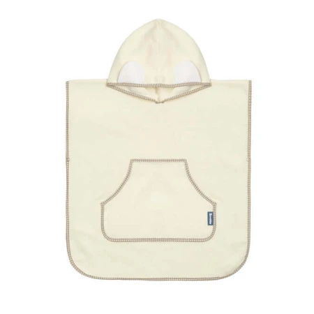 Poncho Para Baño Ekru
