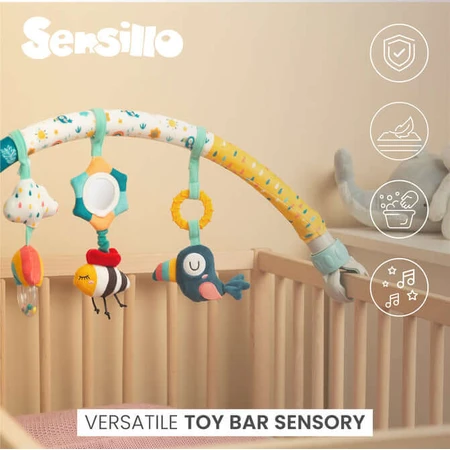 Speelgoedboog voor kinderwagen of bed Jungle Sensillo