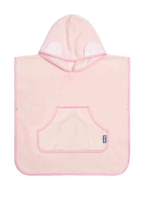 Poncho voor badkamer roze