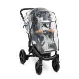 Regenhoes voor zomer kinderwagen met raam Caretero