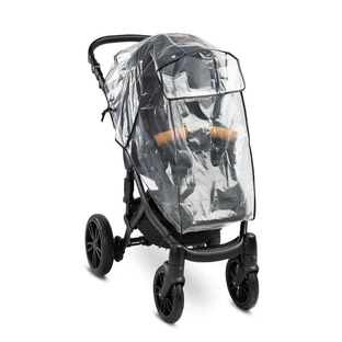 Regenhoes voor zomer kinderwagen met raam Caretero