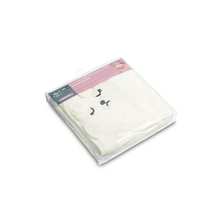 Baby handdoek met kap 100X100 Sm Bear White Sensillo