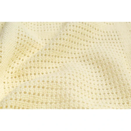 Decke 100% Baumwolle Moli Elfenbein Sensillo