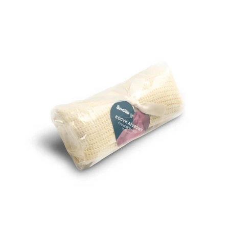 Decke 100% Baumwolle Moli Elfenbein Sensillo