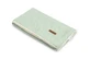 Manta Bordada 80X100 Peluche Menta Claro