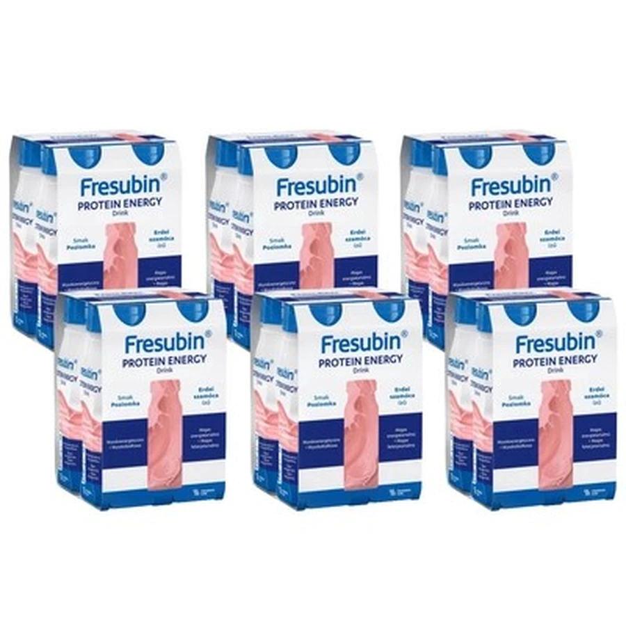 Fresubin Protein Energy Drink with strawberry flavor, 24x200ml
