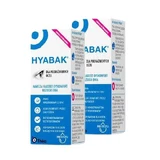 Hyabak nawilżające krople dla podrażnionych oczu, 2 x 10 ml
