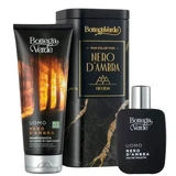 2 in 1 Shampoo en Douchegel Set 200 ml + Eau de toilette 50 ml Nero d'Ambra, Bottega Verde