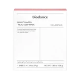 Bio-Collageen Real Deep Intens Hydraterend en Verstevigend Masker Set, 4 stuks, Biodance