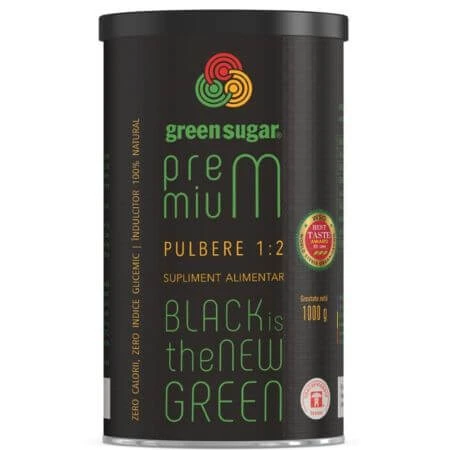 Suikerpoeder Groene Suiker Premium, 1:2, 1000 g, Remedia Laboratories