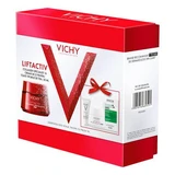 Pack Liftactiv Collagen Specialist 16 crema de día, 50 ml + Liftactiv Collagen Specialist 16 crema de noche, 15 ml + Capital Soleil SPF 50+ Fluido, 3 ml + Dercos champú antimatamiento, 6 ml, Vichy
