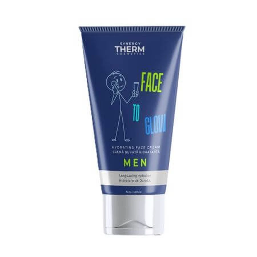 Face to Glow Feuchtigkeitsspendende Gesichtscreme, 50 ml, Synergy Therm