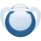Nuk Star Ciuccio in silicone con coperchio Azzurro / Blu per 18-36 mesi