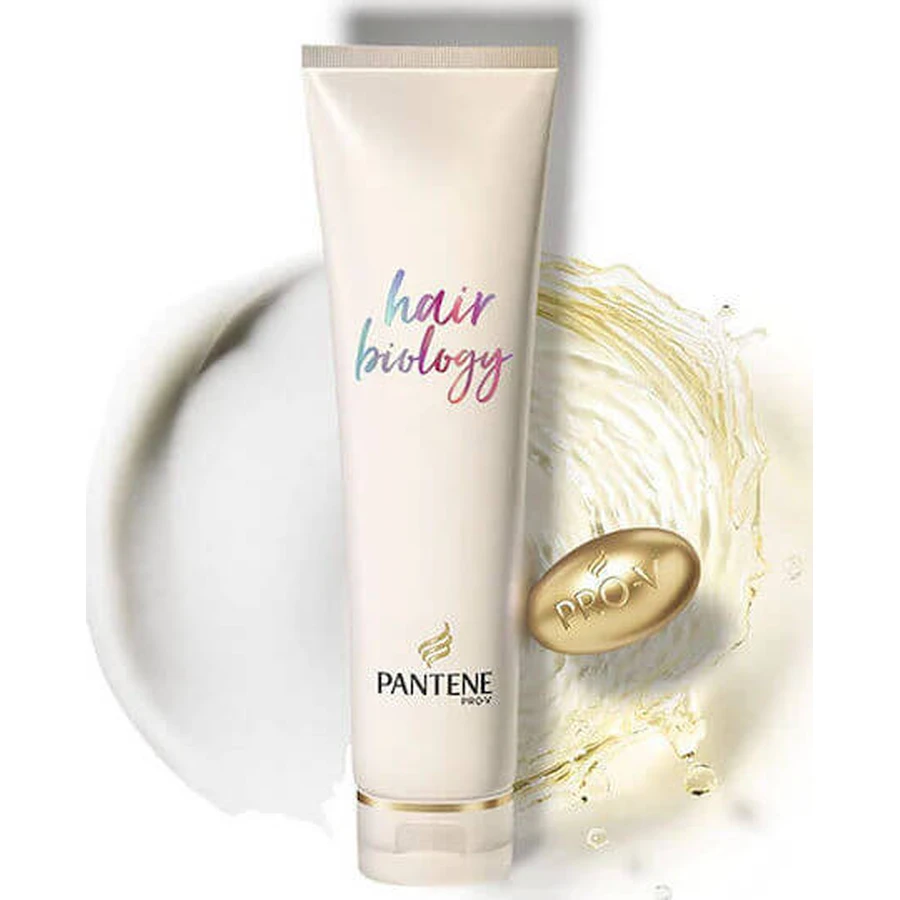 Pantene Hair Biology Defrizz Hair Biology Ful & Vibrant Illuminate Conditionneur hydratant pour tous types de cheveux 160ml