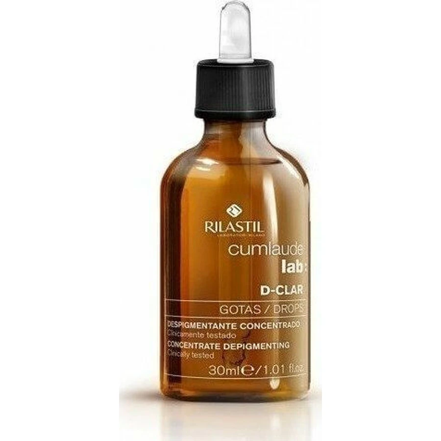 Rilastil D-Clar Depigmenting Depigmenting Face Serum Drops with Vitamin C and Niacinamide for Brightening and Spot Pigmentation 30ml