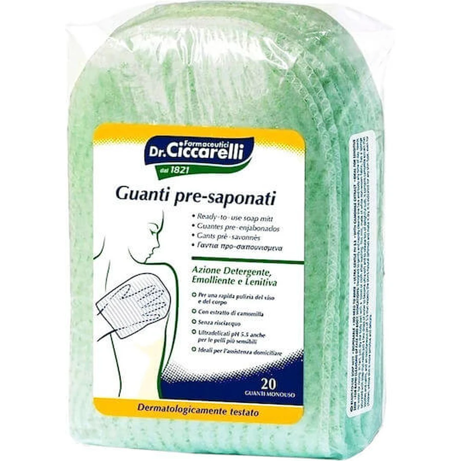 L'Officinale del Dr Ciccarelli Guantes Pre-Enjabonados 20buc
