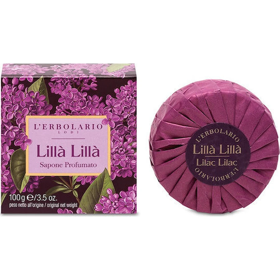 L' Erbolario Lilla Lilla Sapone Profumato Zeep voor het Lichaam 100gr