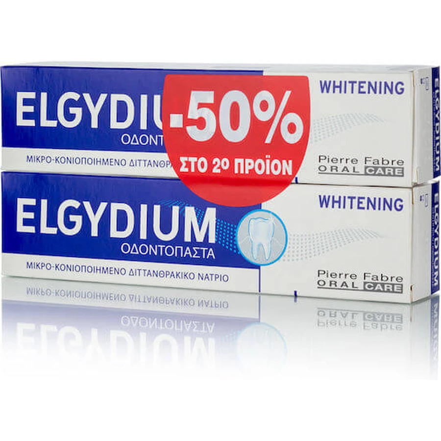 Elgydium Whitening Whitening Toothpaste 2x75ml