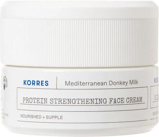 Korres Mediterrane Schuimmelk Proteïne 48 Uur Hydraterende Gezichtscrème met Aloë Vera en Schuimmelk 40ml