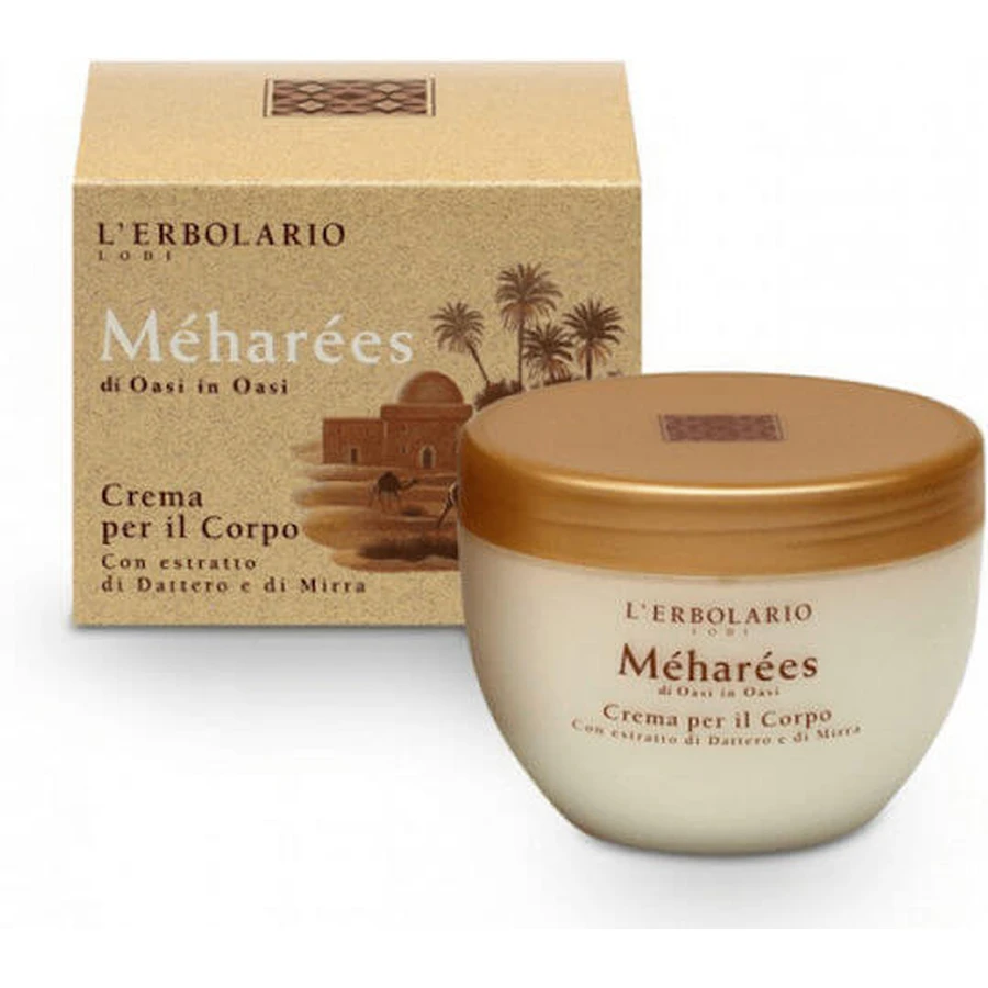 L' Erbolario Meharees Feuchtigkeitsspendende Körpercreme mit Vanillegeschmack 300ml