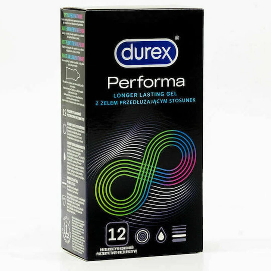 Durex Prezervativos Performa con efecto retardante 12uds.