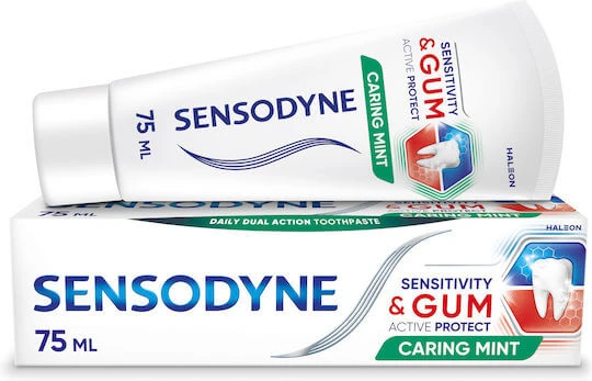 Sensodyne Tandpasta voor gevoelige tanden en tandvleesontsteking Pepermunt 75ml