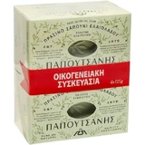 Papoutsanis Savon vert d'olive pur 4x125gr