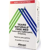 Alcon Tears Natuurlijke Vrije Med Oogdruppels voor Droge Ogen 30x0,4ml