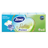 Antibacterial dry napkins, 4 layers, 10 pieces, Zewa