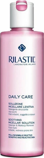 Rilastil Dagelijkse Verzorging Kalmerende Micellaire Oplossing Micellair Water Verwijdert Gezichtsmake-up 250ml