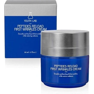 Laboratorium Młodości. Peptides Reload First Wrinkles 24h Nawilżający i przeciwstarzeniowy krem do twarzy z kwasem hialuronowym i peptydami 50ml
