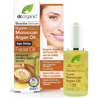Dr.Organic Marokkaanse Bio Hydraterende en Hydraterende Gezichtsolie met Arganolie 30ml