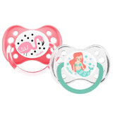 Set of 2 Anatomic Soothers, Mermaid and Flamingo, +6 months, Dodie