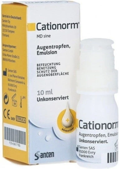 Santen Cationorm Oogdruppels voor Droge Ogen 10ml