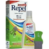 UNI-PHARMA Repel Repel Anti-luizen Herstel 3 in 1 Luizen Behandeling Shampoo & Lotion 200ml