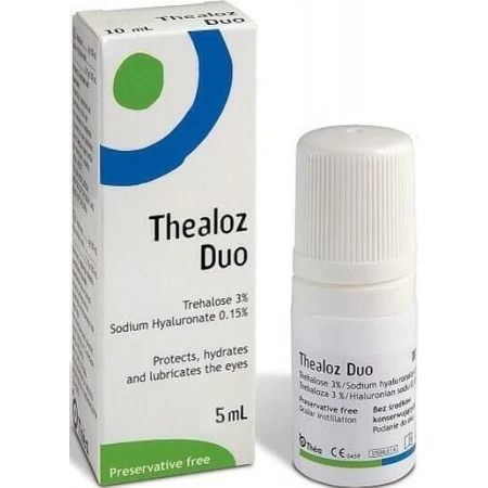 Thea Pharma Hellas Thealoz Duo Hyaluronsäure Augentropfen für trockene Augen 5ml