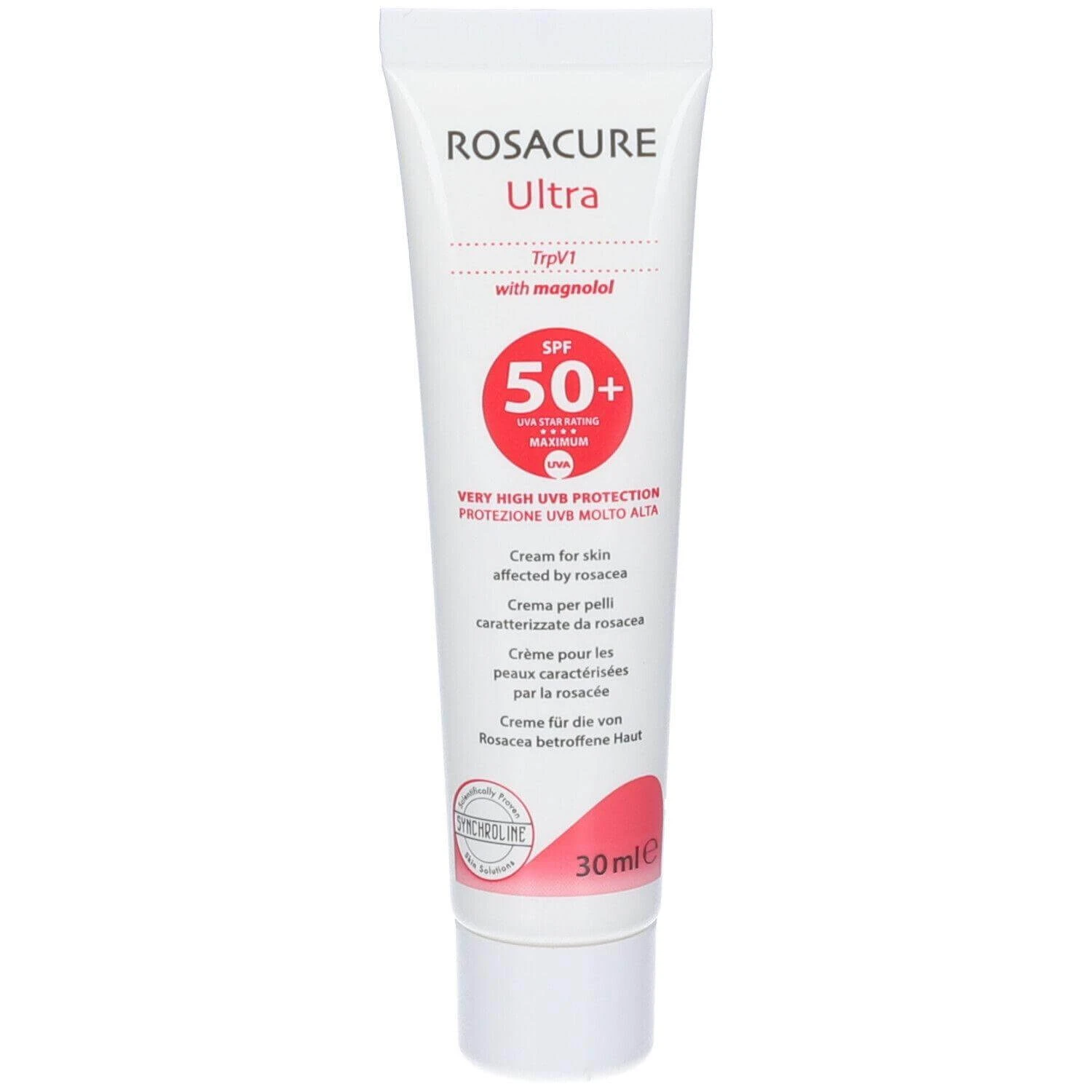 Synchroline Rosacure Ultra Dag Gezichtscrème met SPF50 tegen Acne 30ml