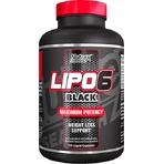 Nutrex Lipo-6 Schwarz mit Geschmack Unaromatisch 120 Tabs