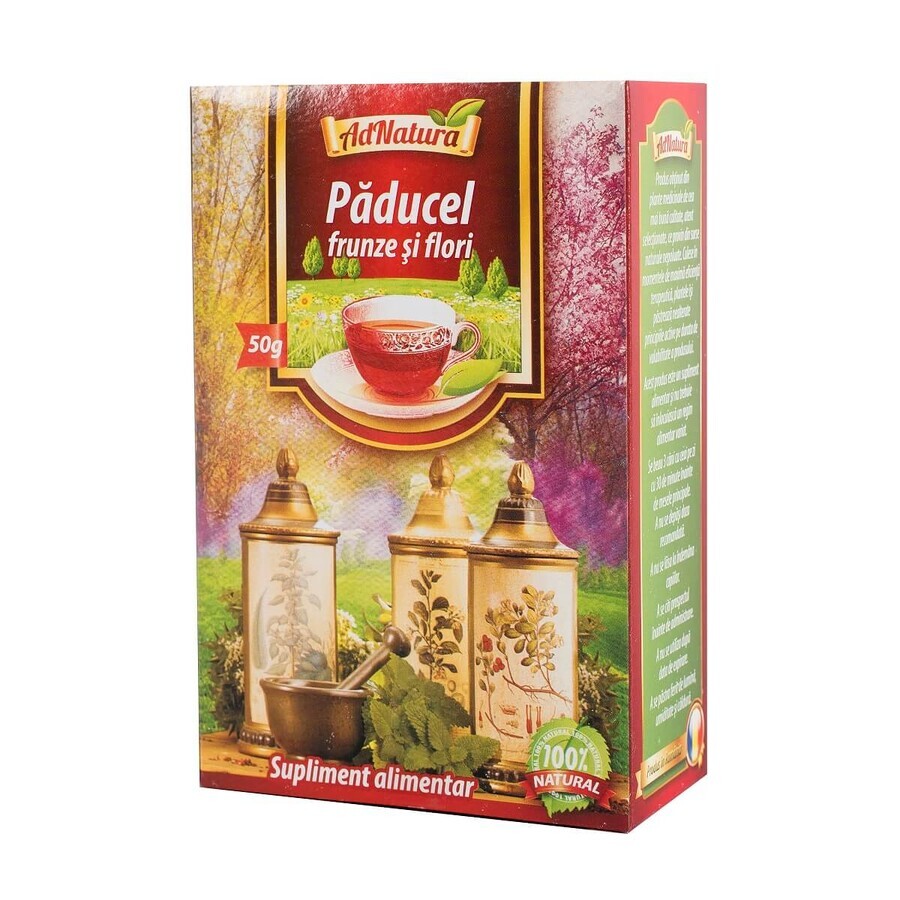 Paducel tea leaves and flowers, 50 g, AdNatura