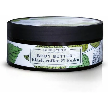 Blue Scents Zwarte Koffie & Tonka Body Hydraterende Body Butter voor alle huidtypes 210ml