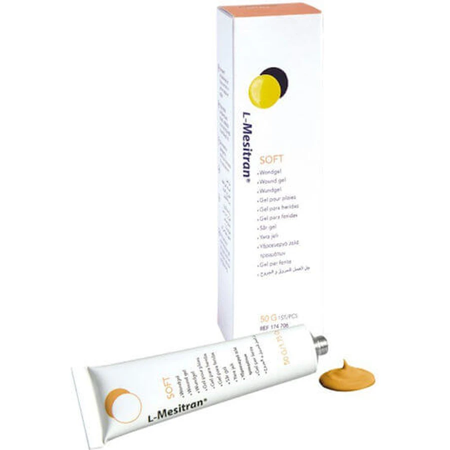 L-Mesitran Soft Wound Gel Gel für Heilung & Verbrennungen 50gr