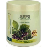 Farcom Seri Seri Tratamiento Línea Natural Mascarilla Capilar Reparadora Jengibre y Té Verde 1000ml
