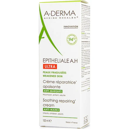 A-Derma Epitheliale A.H. Ultra Moisturising regenererende vochtinbrengende crème met hyaluronzuur voor alle huidtypes 100ml